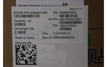 Lenovo 5H40S21208 Heatsink W 21SH HY RPL H