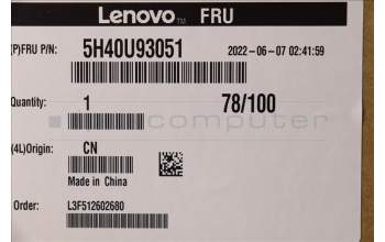 Lenovo 5H40U93051 HEATSINK Tiny8 65W AVC ILM cooler