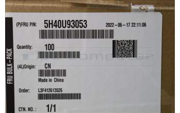 Lenovo 5H40U93053 PCH Heatsink