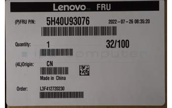 Lenovo 5H40U93076 HEATSINK ADL-S CPU VR-1 Heatsink