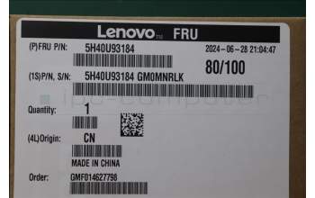 Lenovo 5H40U93184 M2 2280 SSD Heatsink, TSL