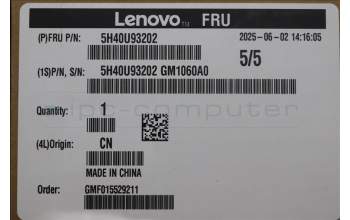 Lenovo 5H40U93202 HEATSINK ARL-S CPU VR-2 Heatsink