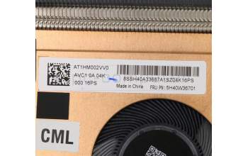 Lenovo 5H40W36701 HEATSINK CPU heatsink,w/Lüfter,UMA,AVC
