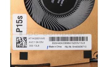 Lenovo 5H40W36710 HEATSINK CPU heatsink,w/Lüfter,SWG P AVC