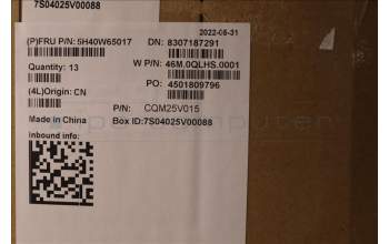 Lenovo 5H40W65017 CPU heatsink w/o fan, HY