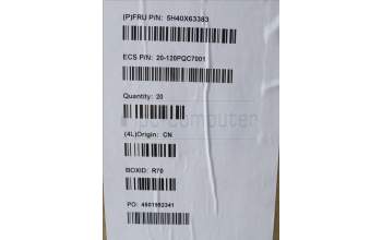 Lenovo 5H40X63383 Z790 MB VR heatsink, ECS