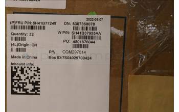 Lenovo 5H41B77249 HEATSINK FRU Golem_ITL_UMA_THM_ASSY_PEAK