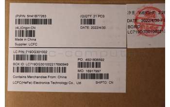 Lenovo 5H41B77263 FRU JE442_UMA_THM_ASSY A.2 WEIH