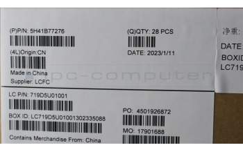 Lenovo 5H41B77276 HEATSINK Griffin JP4C0_UMA_THM_ASSY_THT