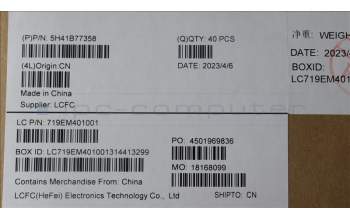Lenovo 5H41B77358 Thermal Module KX3B0_SINGLE