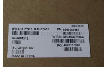 Lenovo 5H41B77410 HEATSINK ASSY UMA THERMAL PEAK L16 INTEL