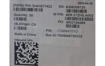 Lenovo 5H41B77422 Fenrir 3 YG ASSY UMA THM PEAK