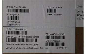 Lenovo 5H41R03451 FRU MTM60_UMA_THM_ASSY AVC