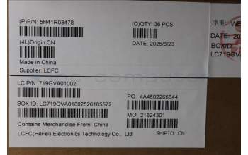 Lenovo 5H41R03478 Thermal Module MX031_UMA