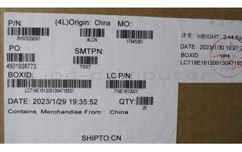 Lenovo 5H50S29097 Scharnier Scharnier L 83B1soundbarw/MEGYOLED