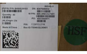 Lenovo 5H50S29103 Scharnier Scharnier W 82XY AG