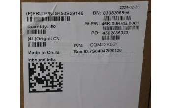 Lenovo 5H50S29146 Hinge W 21MX R+L W/Antenna LG