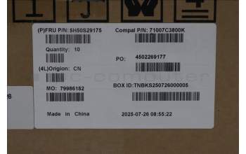 Lenovo 5H50S29175 LCD Hinge bracket R+L C 83SC