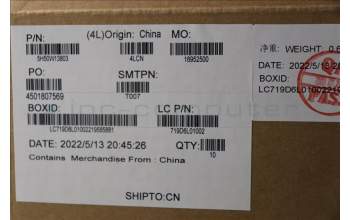 Lenovo 5H50W13803 Scharnier FRU ACCY KITS Scharnier QHD/LP VOSO PC