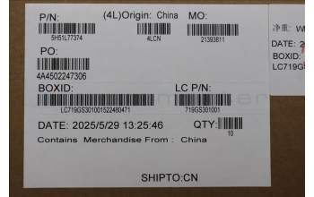 Lenovo 5H51L77374 ME KITS MTS41 HINGE