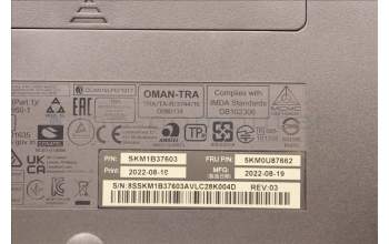 Lenovo 5KM0U87662 Keyboard_Mouse, Wireless, Russian Cyrillic, Black, Non Backlight