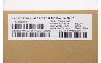 Lenovo 5KM0U87666 Keyboard_Mouse,Wireless,Swedish/Finnish,Black,Non_Backlight