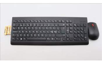 Lenovo 5KM0U87678 Keyboard_Mouse,Wireless,Nordic,Black