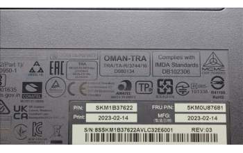 Lenovo 5KM0U87681 Keyboard_Mouse,Wireless,Czech/Slovakian,Black