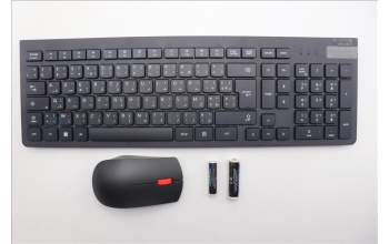 Lenovo 5KM0U87786 Keyboard_Mouse,2.4G,Arabic,Black