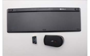 Lenovo 5KM0U87786 Keyboard_Mouse,2.4G,Arabic,Black