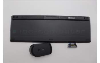 Lenovo 5KM0U87800 Keyboard_Mouse,2.4G,Hebrew,Black