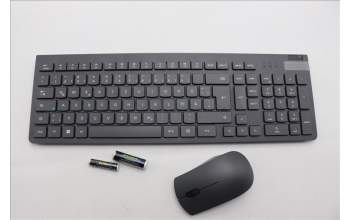 Lenovo 5KM0U87846 Keyboard_Mouse,2.4G,German,Luna Grey
