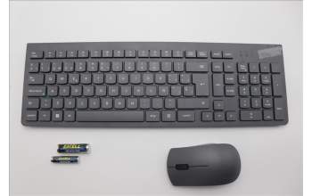 Lenovo 5KM0U87863 Keyboard_Mouse,2.4G,Spanish,Luna Grey