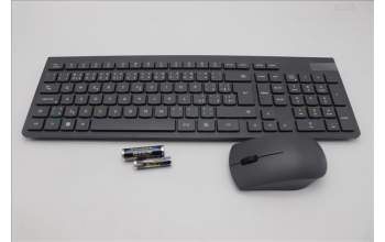 Lenovo 5KM0U87880 Keyboard_Mouse,2.4G,Czech/Slovakian,Luna Grey