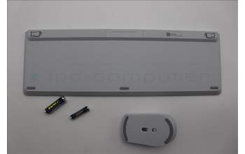 Lenovo 5KM0U87892 Keyboard_Mouse,2.4G,French,Cloud Grey