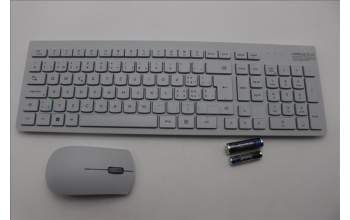Lenovo 5KM0U87914 Keyboard_Mouse,2.4G,Swiss French/German,Cloud Grey