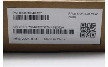 Lenovo 5KM0U87932 AI Keyboard_Mouse,2.4G,Arabic,Black