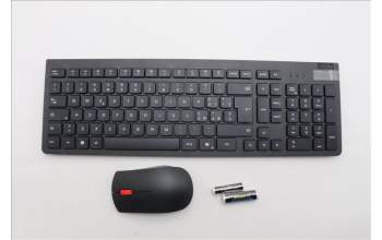 Lenovo 5KM0U87950 AI Keyboard_Mouse,2.4G,Italian,Black
