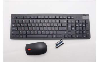 Lenovo 5KM0U87958 AI Keyboard_Mouse,2.4G,Russian/Cyrillic,Black