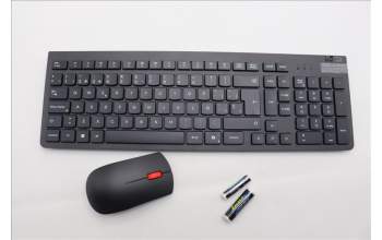 Lenovo 5KM0U87961 AI Keyboard_Mouse,2.4G,Spanish,Black