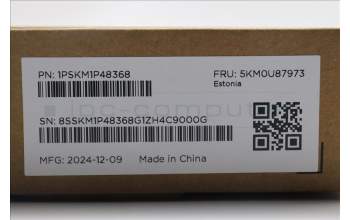 Lenovo 5KM0U87973 AI Keyboard_Mouse,2.4G,Estonian,Black