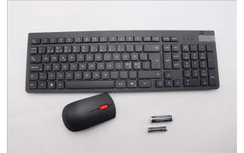 Lenovo 5KM0U87974 AI Keyboard_Mouse,2.4G,Nordic,Black