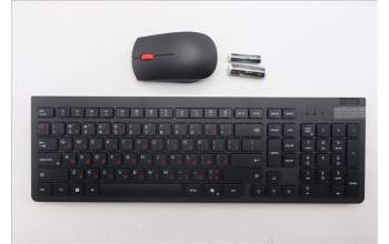 Lenovo 5KM0U87975 AI Keyboard_Mouse,2.4G,Kazakhstan,Black