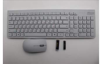 Lenovo 5KM0U88056 AI Keyboard_Mouse,2.4G,Russian/Cyrillic,Cloud Grey