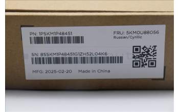 Lenovo 5KM0U88056 AI Keyboard_Mouse,2.4G,Russian/Cyrillic,Cloud Grey