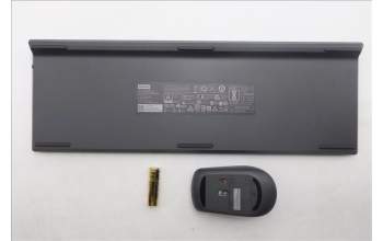 Lenovo 5KM0U88220 Keyboard_Mouse, Wireless, Italian, Luna Grey