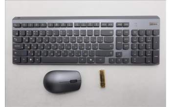 Lenovo 5KM0U88228 Keyboard_Mouse, Wireless, Russian/Cyrillic, Luna Grey