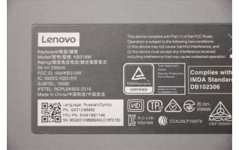 Lenovo 5KM1B81148 Keyboard_Mouse,Wireless,Russian/Cyrillic,Storm Grey