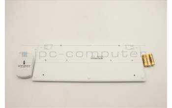 Lenovo 5KM1C40642 Keyboard_Mouse,Wireless,Arabic,White_Grey,Non_Backlight