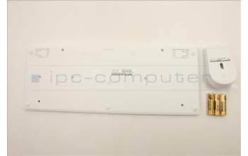 Lenovo 5KM1C40651 Keyboard_Mouse,Wireless,French,White_Grey,Non_Backlight